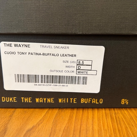 Ace Marks Travel Sneaker Handcrafted Italian Leather size 8.5 - Picture 8 of 13